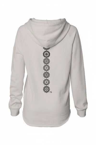 Womens Lightweight Wash Hooded Sweatshirt