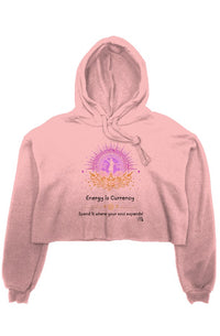 Energy Is Currency Cropped Hoodie