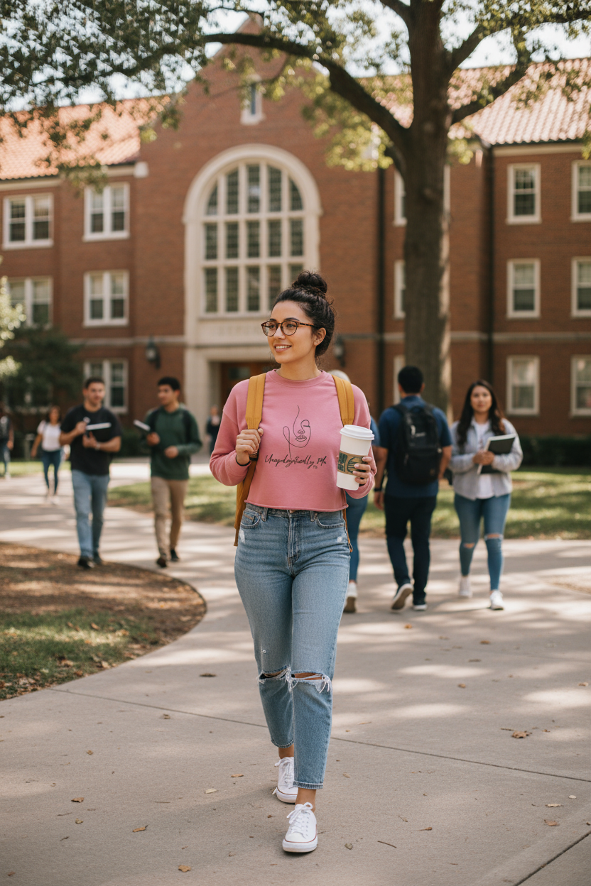 Unapologetically Me Crop Crew Fleece | Empowerment Sweatshirt by Fck’s Given Full Heart Co.