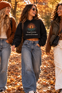 Energy Is Currency Cropped Hoodie