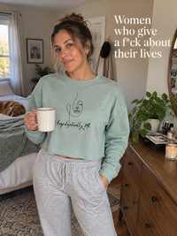 Unapologetically Me Cropped Sweatshirt