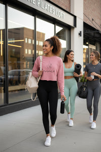 Women’s Crop Crew Fleece Sweatshirt – Unapologetically Me