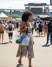 Clear Ganesha Tote | Stadium-Approved Transparent Spiritual Bag