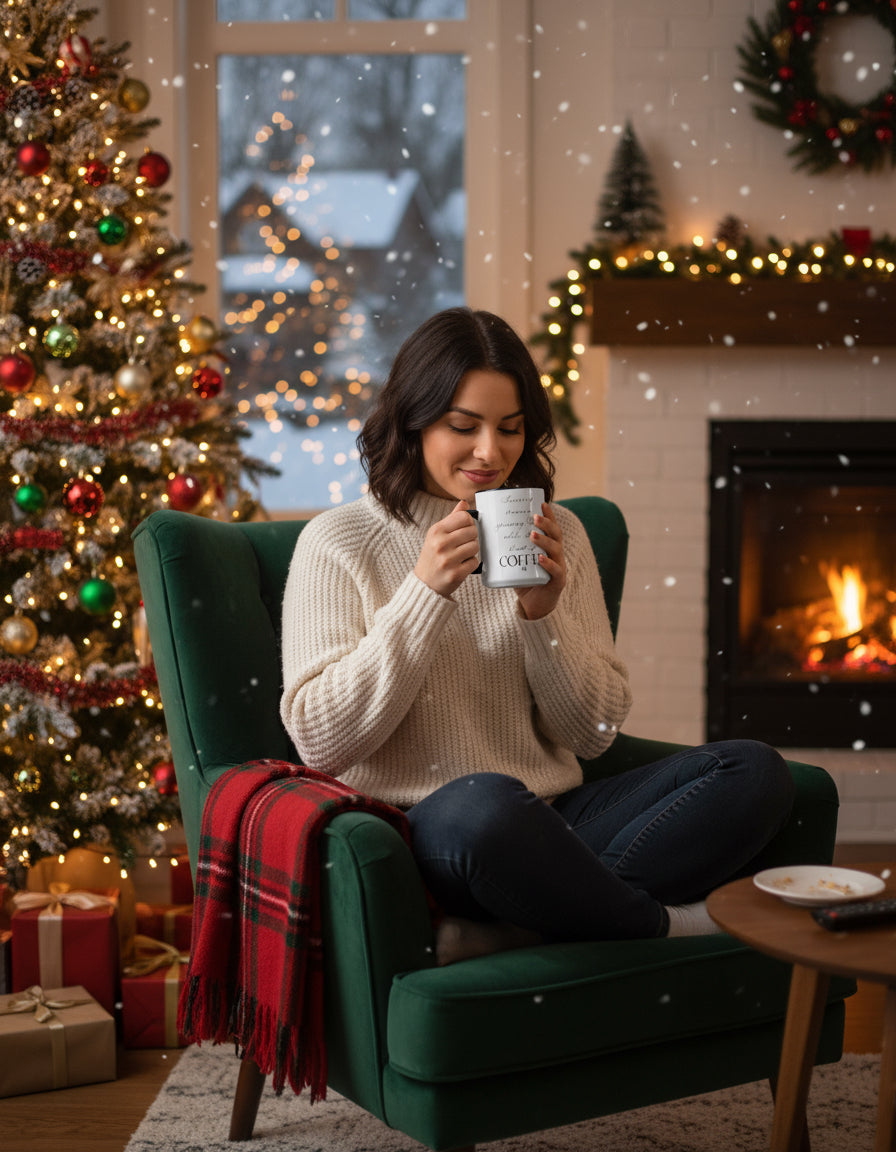 Insanity Is Someone Spinning BS While I’m Drinking Coffee | Sassy Ceramic Mug — Holiday Humor for the Spiritually Grounded