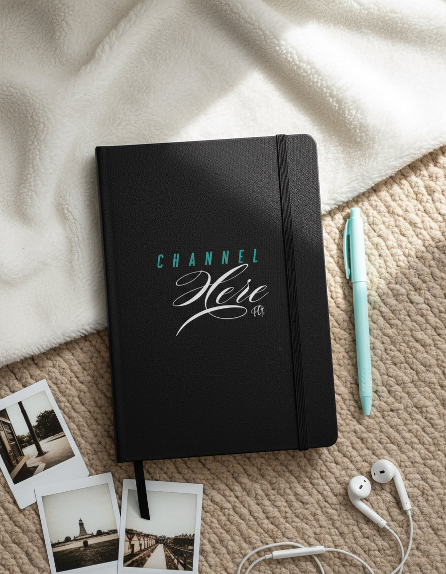 Channel Here Spiritual Journal – UltraHyde Hardcover Notebook for Intuitive Writing, Channeled Messages, Daily Journaling, Transformation