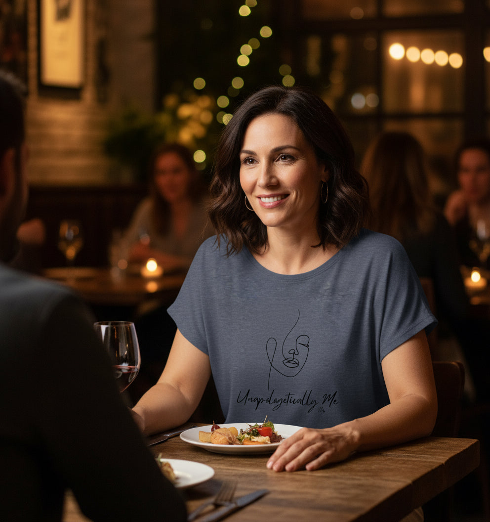 Unapologetically Me Women’s Triblend Dolman Tee | Soft, Empowered, Effortlessly Cool