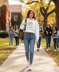 Women’s Crop Fleece Hoodie – Energy Is Currency