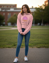 Women’s Crop Fleece Hoodie – Energy Is Currency