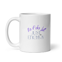 No F*cks Left Just Energy Mug | Funny Spiritual Coffee Cup